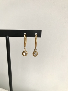Argollitas Cubic gold - Jg.joyasonline