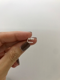 Aro Cuff doble bolitas en internet