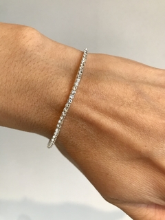 Pulsera Eva plateada