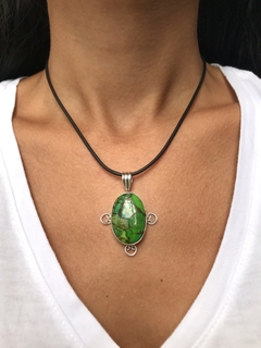 Collar Jaspe verde