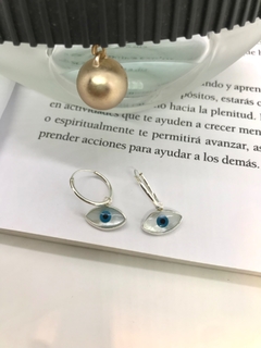 Argollitas Dijes ojo turco