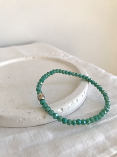 Pulsera cristal turquesa