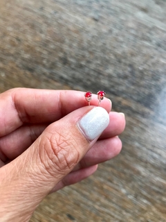 Aros Cubic rojo PL - comprar online