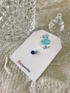 Aro Bolita de fuego Azul