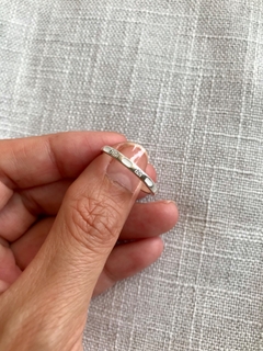 Anillo Nácar y cubic - comprar online