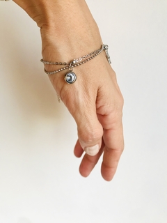 Pulsera doble Cubic y Estrella aq en internet