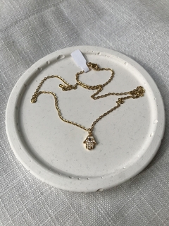 Collar Hamsa cubic gold - Jg.joyasonline