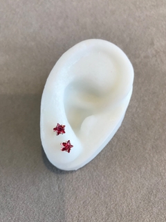Aros cubic rosa estrellas pl