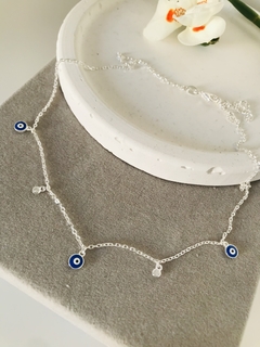 Collar combinado ojos pl - Jg.joyasonline
