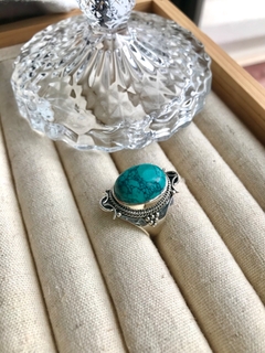 Anillo Aguamarina