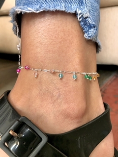 Tobillera Cristal