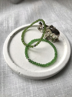 Pulsera cristal verde