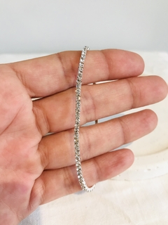 Pulsera Eva plateada - comprar online