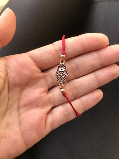 Pulsera hamsa bordo - comprar online