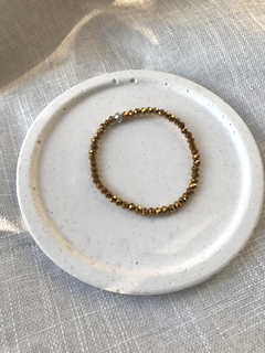 Pulsera cristal gold - comprar online