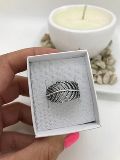 Anillo Hoja cubic - comprar online