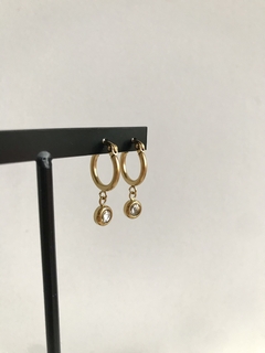 Argollitas Cubic gold en internet