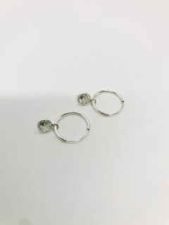 Argollitas Cubic redondas. - comprar online