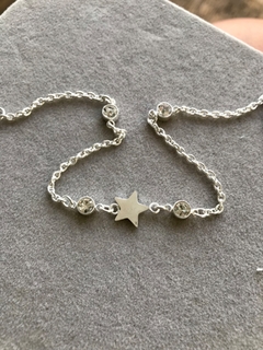 tobillera Estrella y dije cubic AB - comprar online