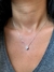 Collar corazón blanco