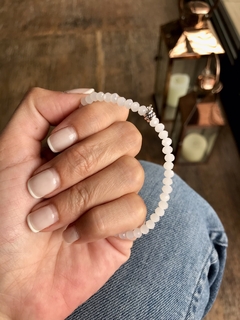 Pulsera Cristal Blanca