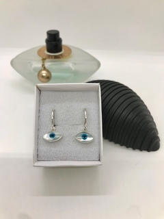 Argollitas Dijes ojo turco - comprar online