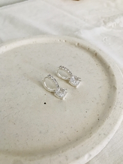 Argollitas colgantes cubic ab - comprar online