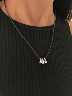 Collar Yanet triple bijou - comprar online