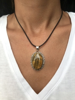 Collar ojo de tigre