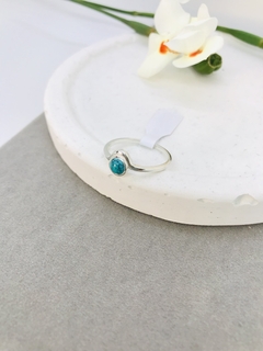Anillo Aguamarina pl
