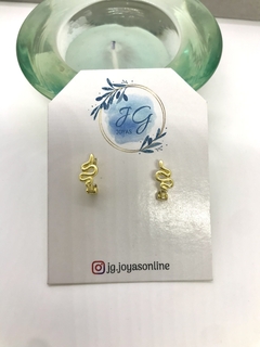 Argollitas serpientes Gold