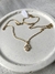 Collar Hamsa cubic gold - comprar online