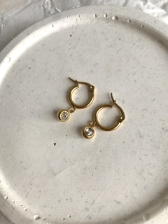 Argollitas Cubic gold