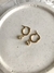 Argollitas Cubic gold