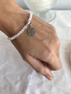 Pulsera cristal tornasol san Benito