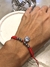 Pulsera cúbic hilo rojo - comprar online