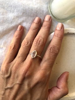 Anillo cuarzo rosa pl