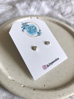 Aros corazónes Cubic pl - comprar online