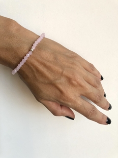 Pulsera cristal rosa en internet