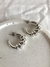Aros Bijou plateado - comprar online