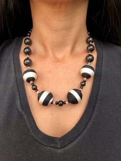 Collar Black Bijoux