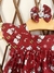 Vestido de Pompom Papai noel
