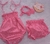 TRIO MINI Xadrez Rosa