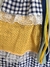 Caipira 3 saias amarelo Poa e azul marinho Vichy na internet