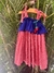 Vestido Vichy com azul marinho morangos