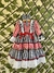 Vestido junino Vichy azul e vermelho - comprar online