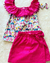 Conjunto Ciganinha e short saia unicórnio