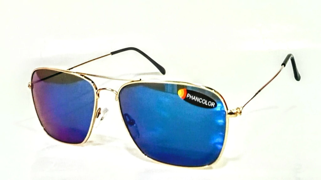 Anteojos de Sol Antideslumbrantes Phancolor PH 80-60 Azul Espejado