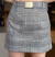 Short Saia Núbia Alfaiataria Cinza - comprar online