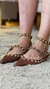 Slingback Marrom com tachas - comprar online